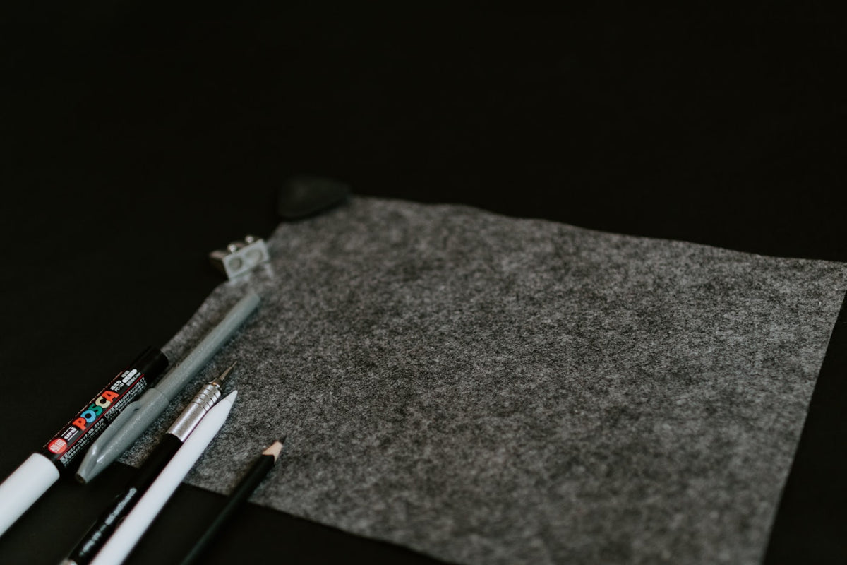 Felt material samples