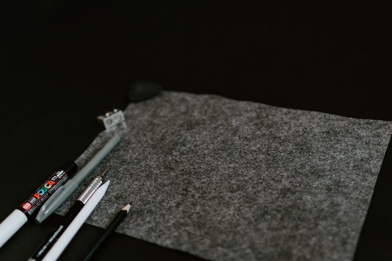 Felt material samples
